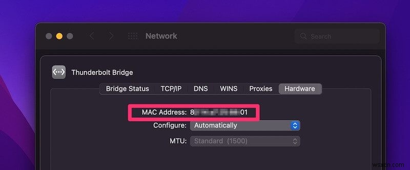 MacBook에서 MAC 주소를 찾는 방법
