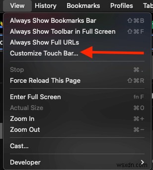 MacBook Pro에서 Touch Bar를 사용자화하는 방법