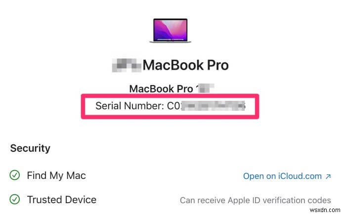 MacBook Pro 일련 번호를 찾는 5가지 방법