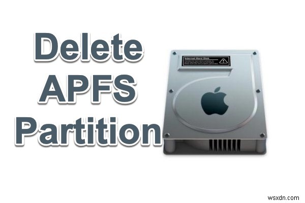 데이터 손실 없이 Mac에서 APFS 파티션, 컨테이너, 볼륨을 삭제하는 방법은 무엇입니까?