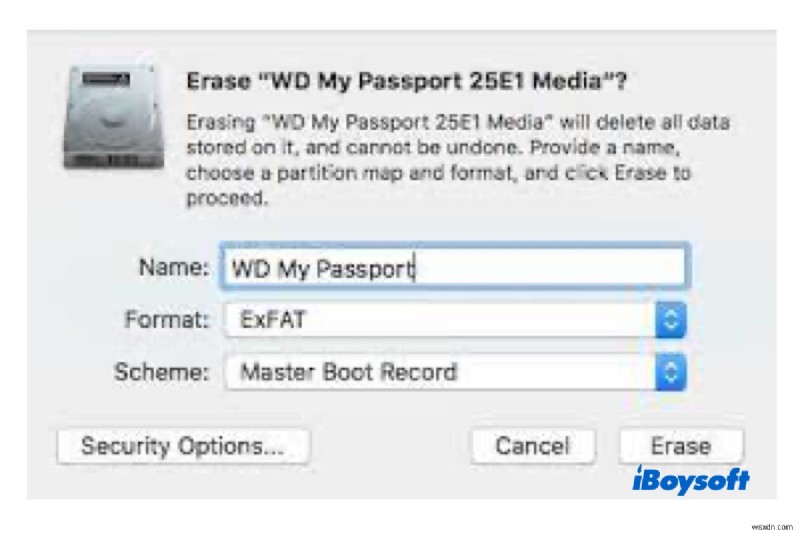 Mac용 WD My Passport 드라이브가 마운트되지 않거나 작동하지 않는 문제를 해결하는 방법은 무엇입니까?