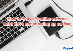 Toshiba 외장하드가 Mac에서 인식되지 않을 때? 7가지 해결 방법 총정리