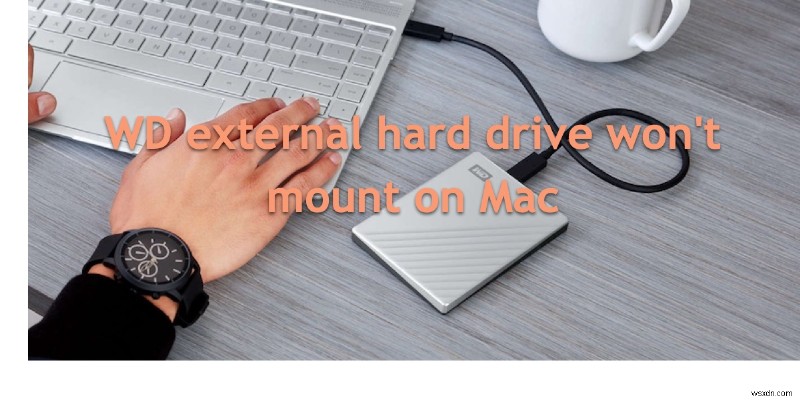 [해결됨] WD 외장 하드 드라이브가 Mac에 마운트되지 않음