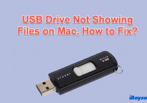 Mac에서 USB 드라이브 파일이 보이지 않을 때? 원인과 해결 방법 총정리