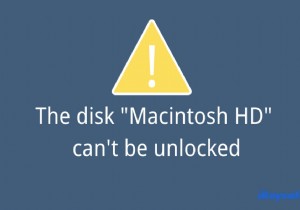 Mac  Macintosh HD 디스크를 잠금 해제할 수 없습니다  오류 완벽 해결 가이드