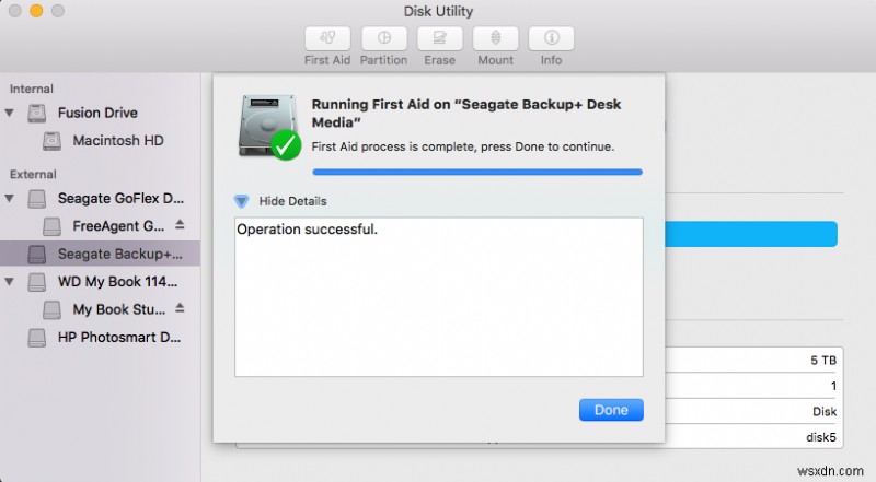 Mac에서 Seagate Backup Plus 드라이브가 표시되지 않거나 작동하지 않거나 인식되지 않는 문제 수정