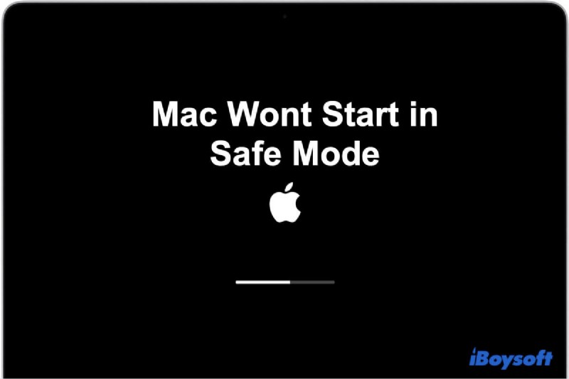 Mac이 안전 모드에서 시작되지 않습니다. 해결 방법은 무엇입니까?