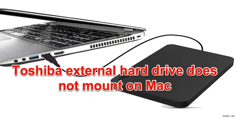 Toshibas 외장 하드 드라이브가 Mac에 마운트되지 않는 문제를 해결하는 방법은 무엇입니까?