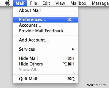 Apple Mail 앱이 Gmail에 연결할 수 없습니다.