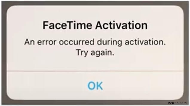 활성화를 기다리는 FaceTime 앱을 수정하는 방법은 무엇입니까?