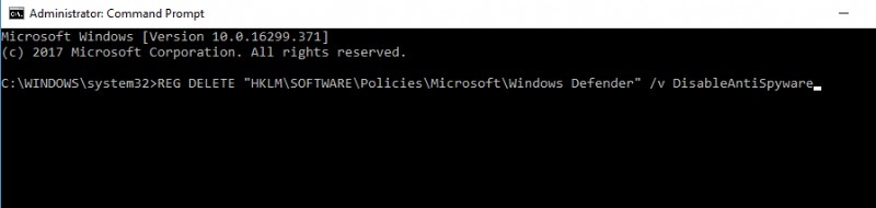 Windows 10에서 그룹 정책에 의해 차단된 Windows Defender를 수정하는 방법은 무엇입니까?