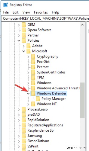 Windows 10에서 그룹 정책에 의해 차단된 Windows Defender를 수정하는 방법은 무엇입니까?