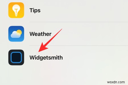 Widgetsmith가 iOS 15에서 작동하지 않습니까? 해결 방법