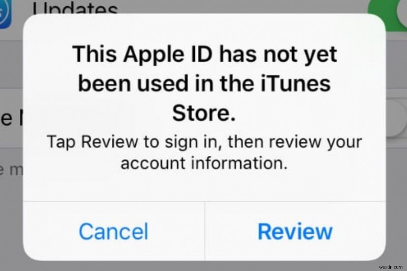  Apple ID가 iTunes Store에서 사용되지 않았습니다  문제를 해결하는 5가지 방법
