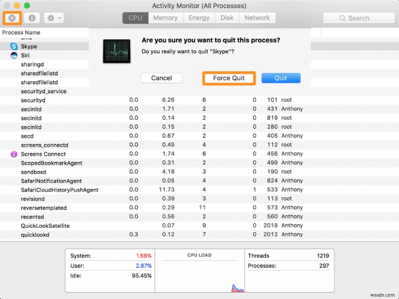 Mac에서 Kernel_task 높은 CPU 사용량을 수정하는 방법은 무엇입니까?