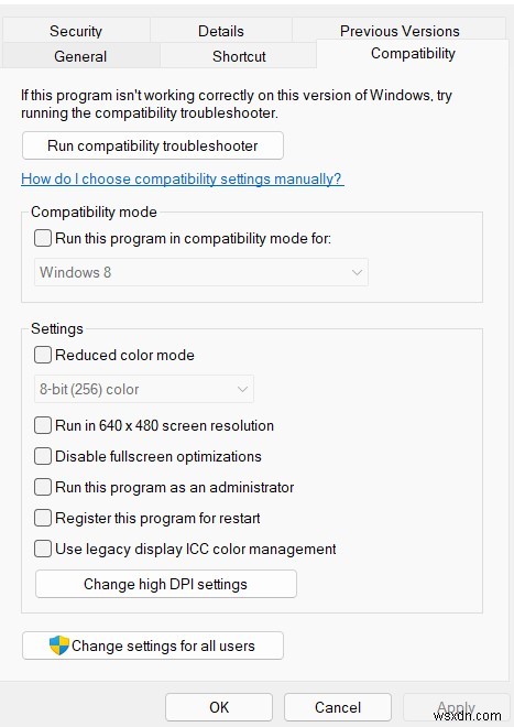 Windows 11에서 0xc00007b 오류를 수정하는 방법
