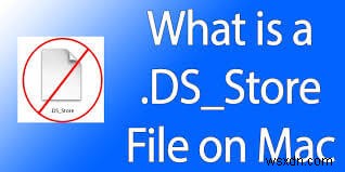 Mac에서 .Ds_Store 파일을 쉽게 삭제하는 방법 