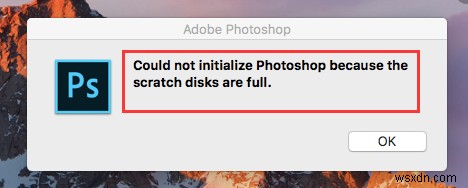 Mac용 Photoshop에서 스크래치 디스크를 지우는 방법 