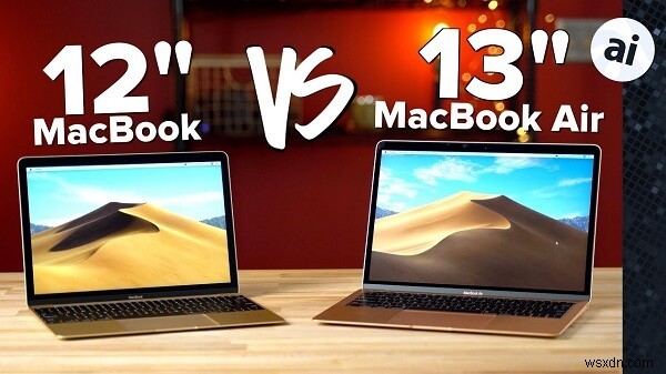 MacBook 대 MacBook Air:초슬림형 Apple 노트북