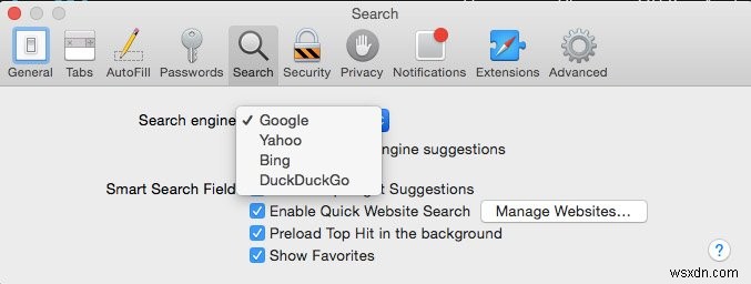 Mac용 Safari에서 기본 검색 엔진을 변경하는 방법 