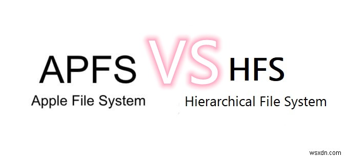 APFS 대. HFS+:둘 사이의 데이터 복구 차이점 
