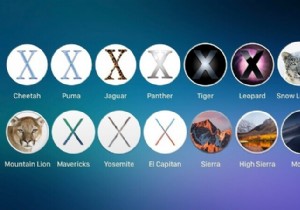 Mac OS X 및 macOS 버전에 대한 포괄적인 목록 