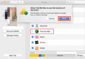 Mac에서 나의 iPhone 찾기를 사용하여 기기를 찾는 방법