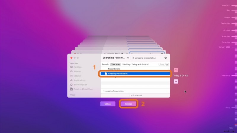 Mac에서 삭제/저장되지 않은 Keynote 프레젠테이션을 복구하는 방법