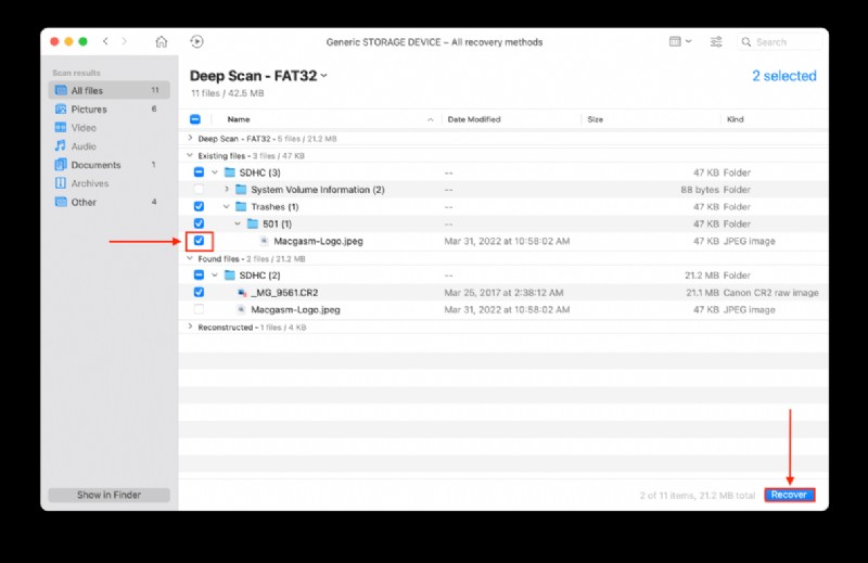 Mac의 SDHC 카드에서 데이터를 복구하는 방법(단계별 가이드) 