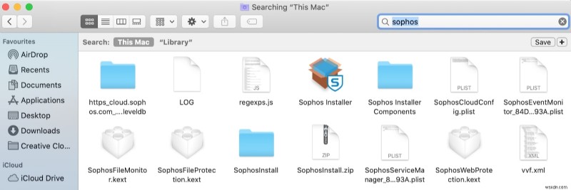 Mac에서 Sophos를 제거하는 방법