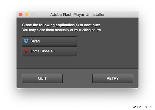 Mac에서 Adobe Flash Player를 제거하는 방법