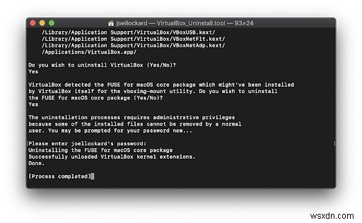 Mac에서 VirtualBox를 제거하는 방법