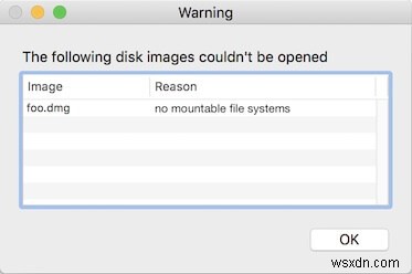 Mac에서 마운트할 수 없는 파일 시스템 오류 수정