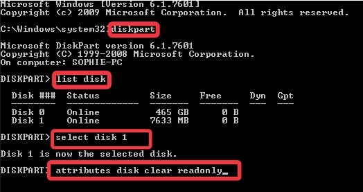 CHKDSK /F 또는 /R:디스크 오류를 수정하려면 어느 것을 선택하시겠습니까?