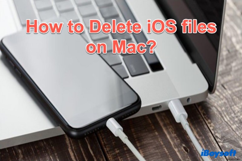 Mac에서 iOS 파일을 삭제하여 Mac 저장 공간을 확보하는 방법은 무엇입니까?