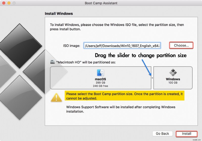 Boot Camp 지원을 사용하여 Mac에 Windows 10을 설치하는 방법