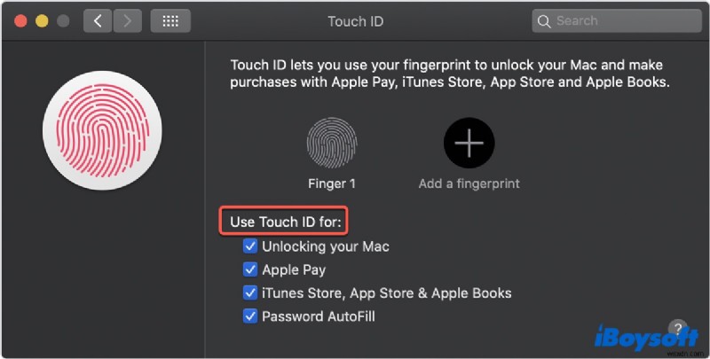 Mac에서 Touch ID가 작동하지 않는 이유 및 2022 수정 방법