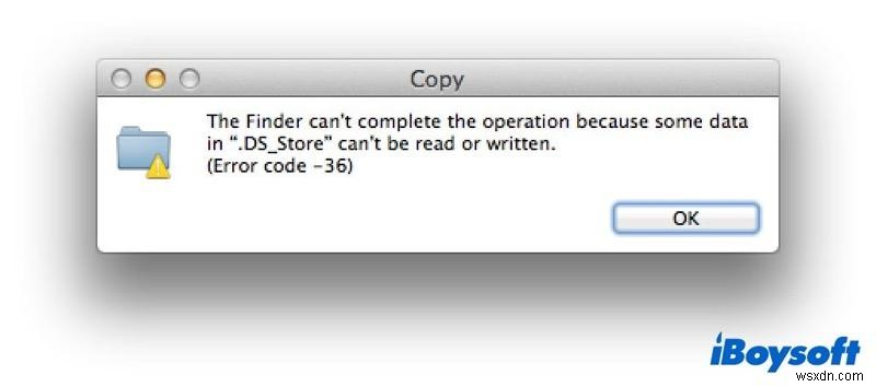 Mac Finder 오류 코드 36을 수정하는 가장 간단한 5가지 방법