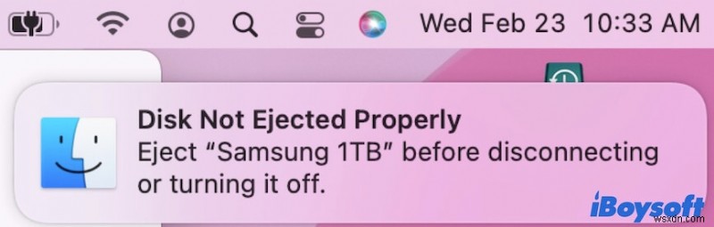 반복된 디스크가 Mac에서 제대로 배출되지 않음 알림을 중지하는 방법은 무엇입니까?