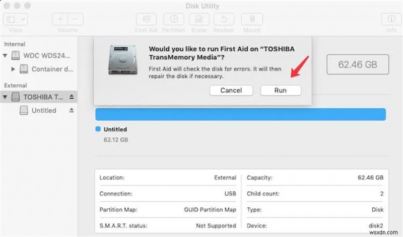 [Fixed] Mac에서 외장 하드 드라이브로 파일을 복사할 수 없음