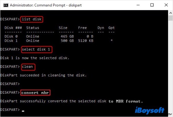 [Solved!]Windows 11/10에서 선택한 디스크가 고정 MBR 디스크가 아닙니다.