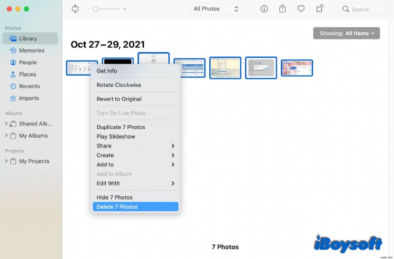 [Easy]MacBook Air/Pro에서 사진을 삭제하는 방법