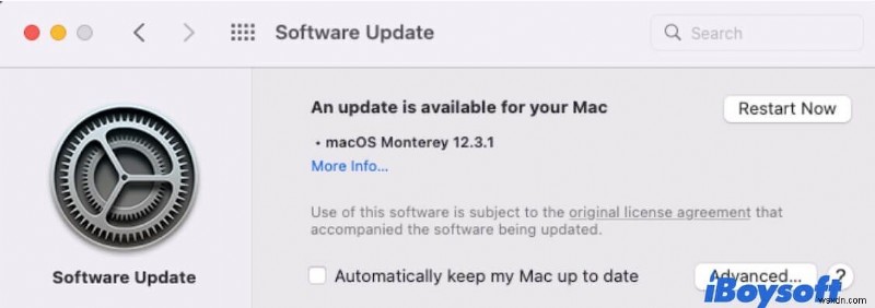 macOS Monterey를 Macintosh HD 오류에 설치할 수 없는 문제 해결 가이드