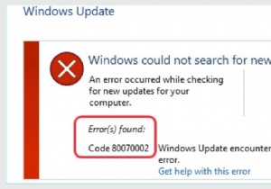 Windows 업데이트 오류 0x80070002 해결 방법 6가지