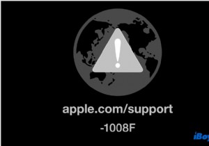 복구 모드로 부팅할 때 Mac 오류 -1008F를 우회하는 방법은 무엇입니까?