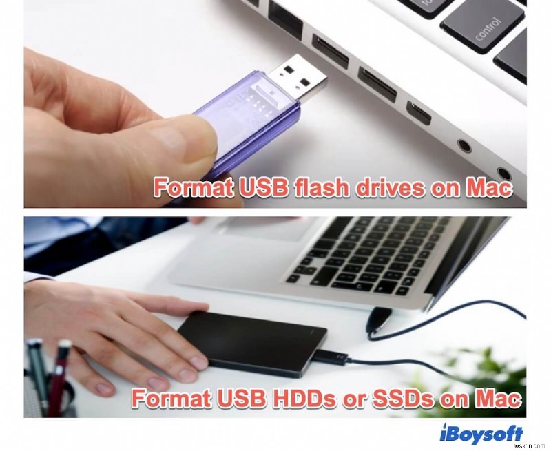 Mac 및 PC용 Mac에서 USB 드라이브를 포맷하는 방법은 무엇입니까?