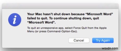 Mac이 종료되지 않으면 어떻게 해야 합니까?