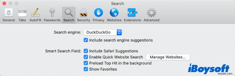 Mac에서 검색 후작을 제거하는 방법은 무엇입니까?