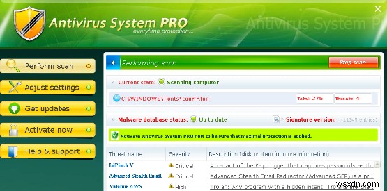 Antivirus System Pro 제거 – Antivirus System Pro 제거 방법