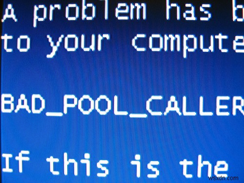 Bad Pool Caller 블루 스크린 오류 수정 단계